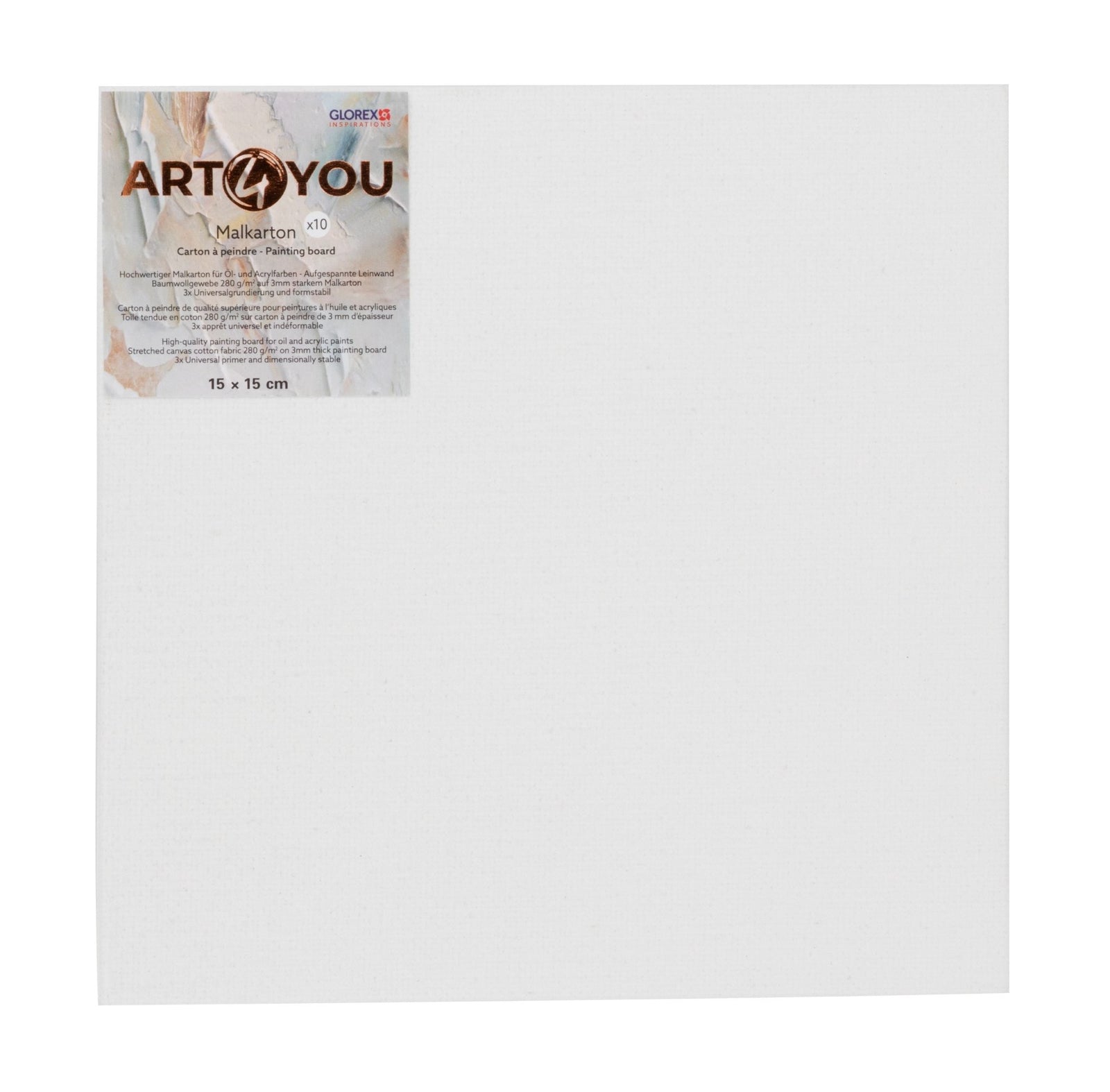 Malkarton 3mm 5cm rund 10St 280g/m² - Kidis Art