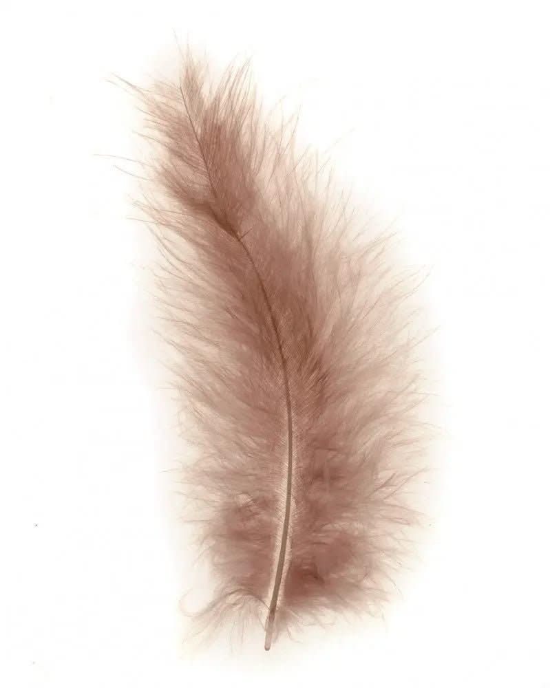 Marabufedern ca. 15St natur - Kidis Art