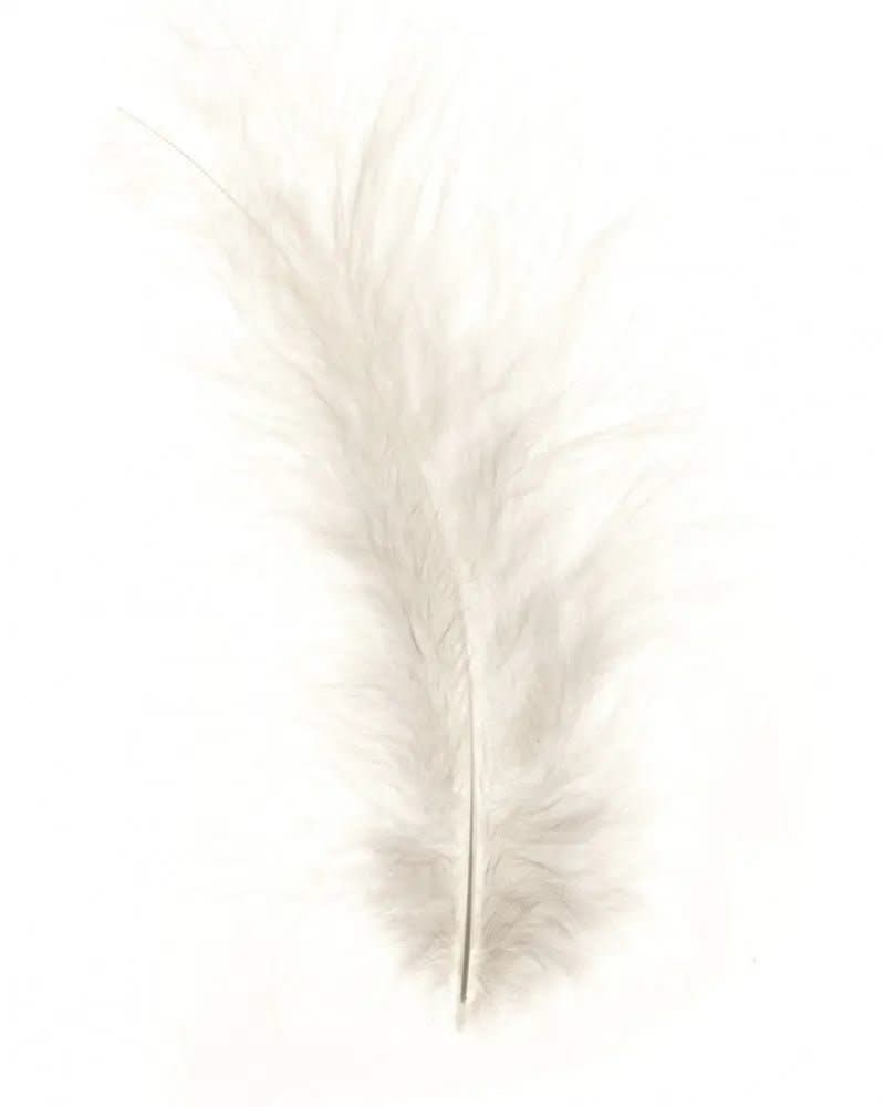 Marabufedern ca. 15St weiss - Kidis Art
