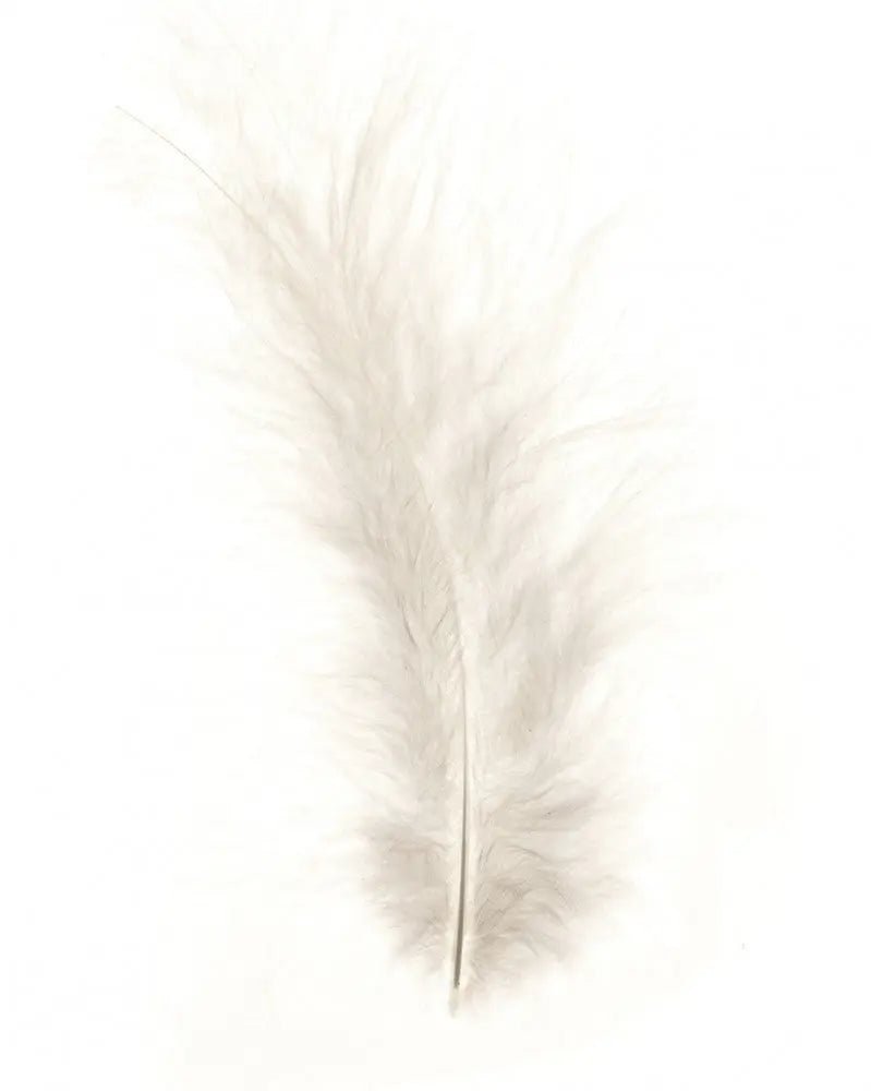 Marabufedern ca. 15St weiss - Kidis Art