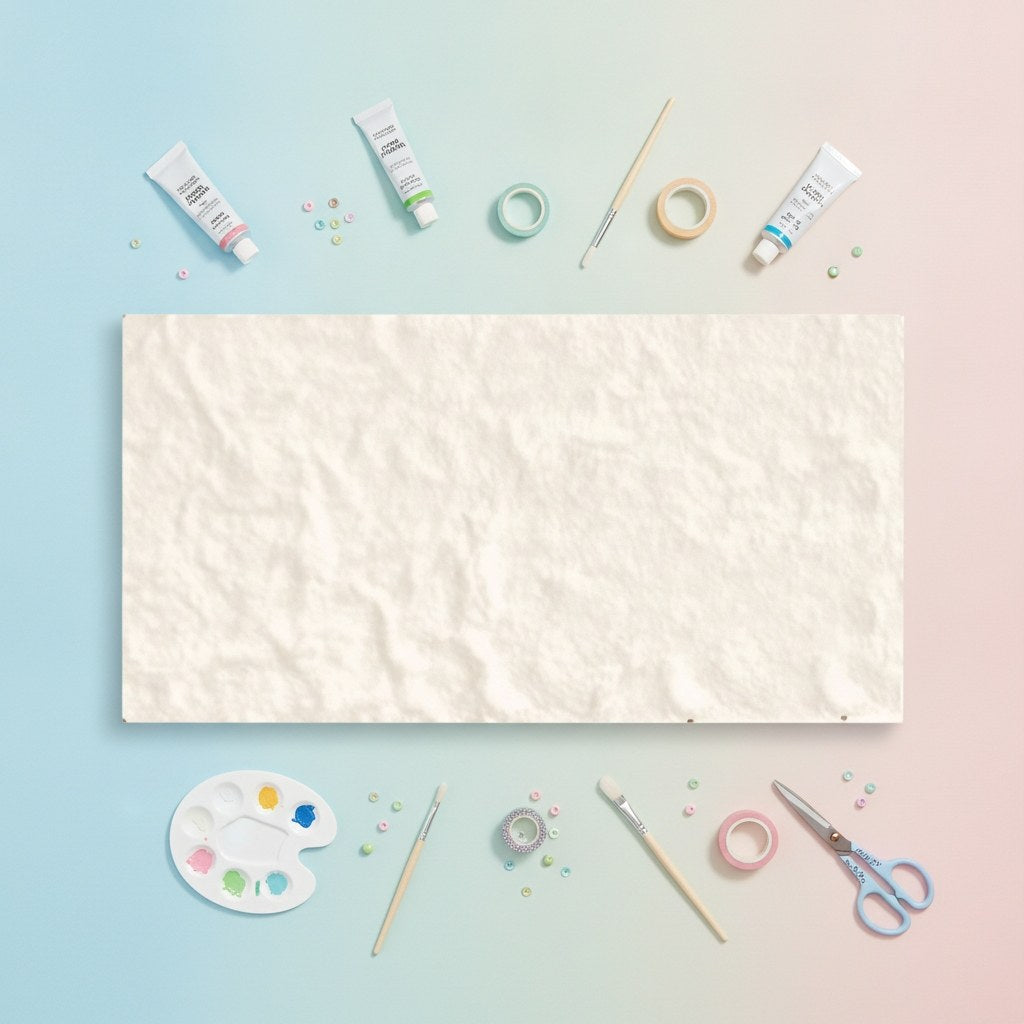 Maulbeerbaumpapier 25x38cm weiss 1St - Kidis Art