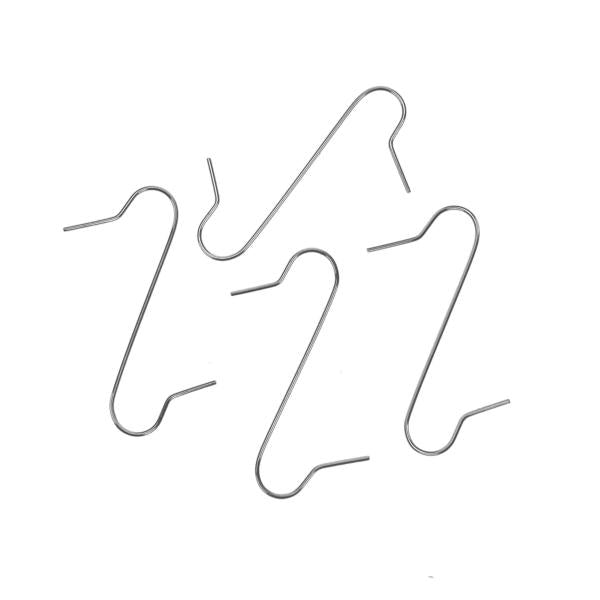 Metallaufhänger für Kugeln 50St 4cm silberfarben - Kidis Art