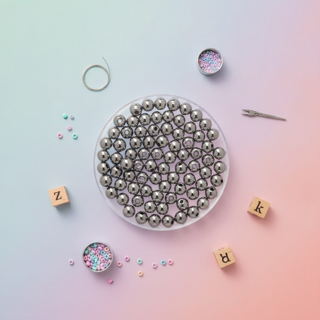 Metallic-Perle dunkelgrau - Kidis Art