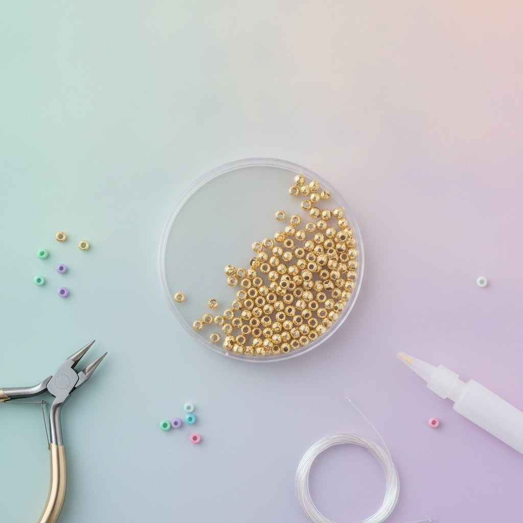 Metallic-Perle goldfb. 10mm - Kidis Art