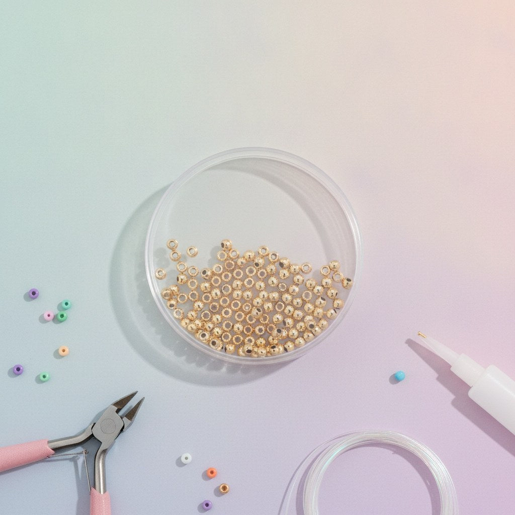 Metallic-Perle goldfb. 6mm - Kidis Art