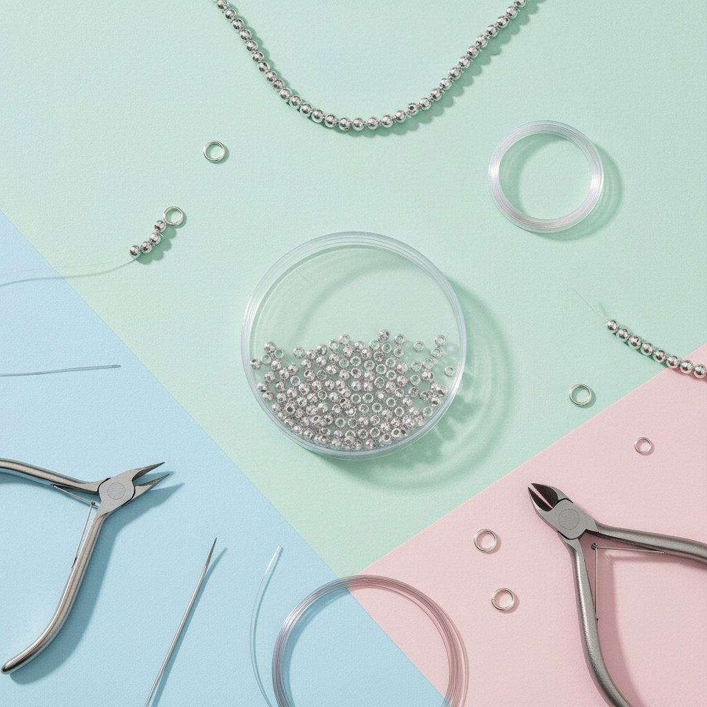 Metallic-Perle silberfb. 8mm - Kidis Art