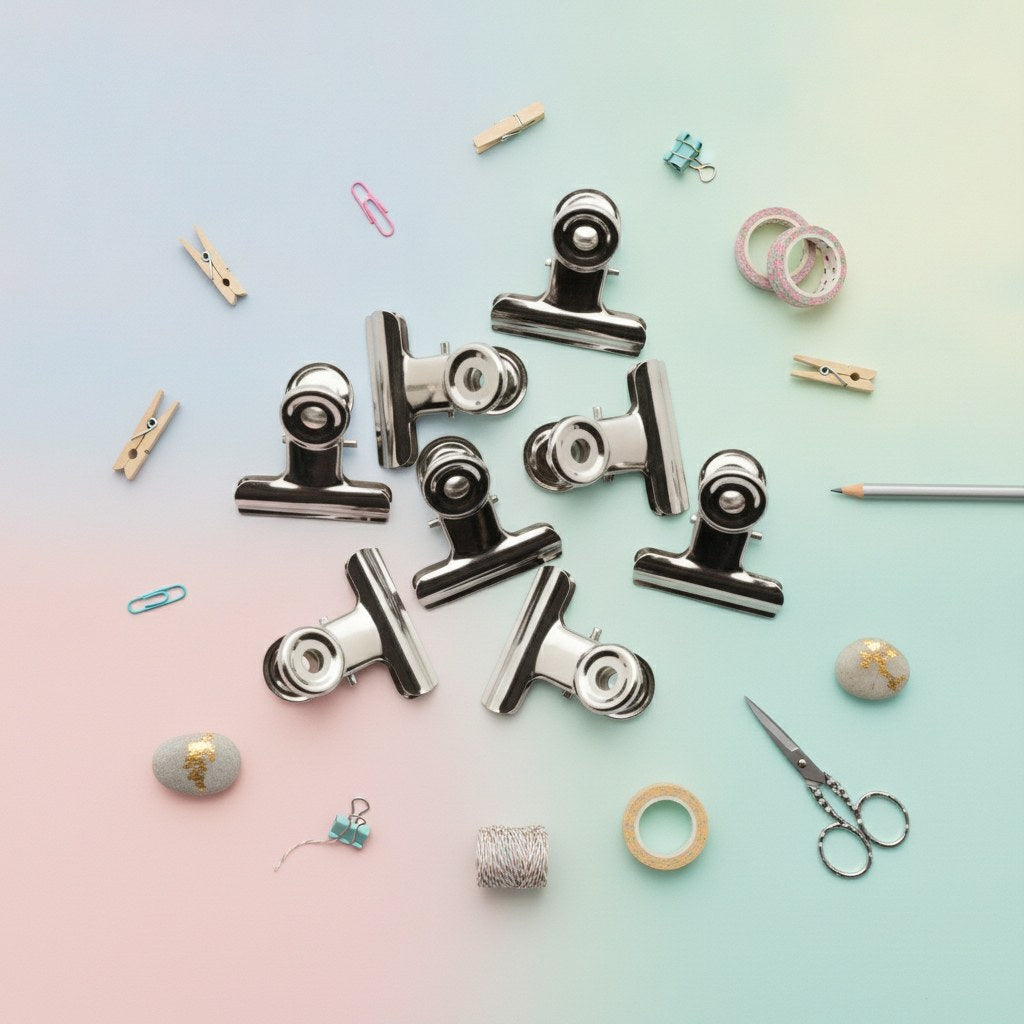 Metallscharnier-Clip 31mm 8St - Kidis Art