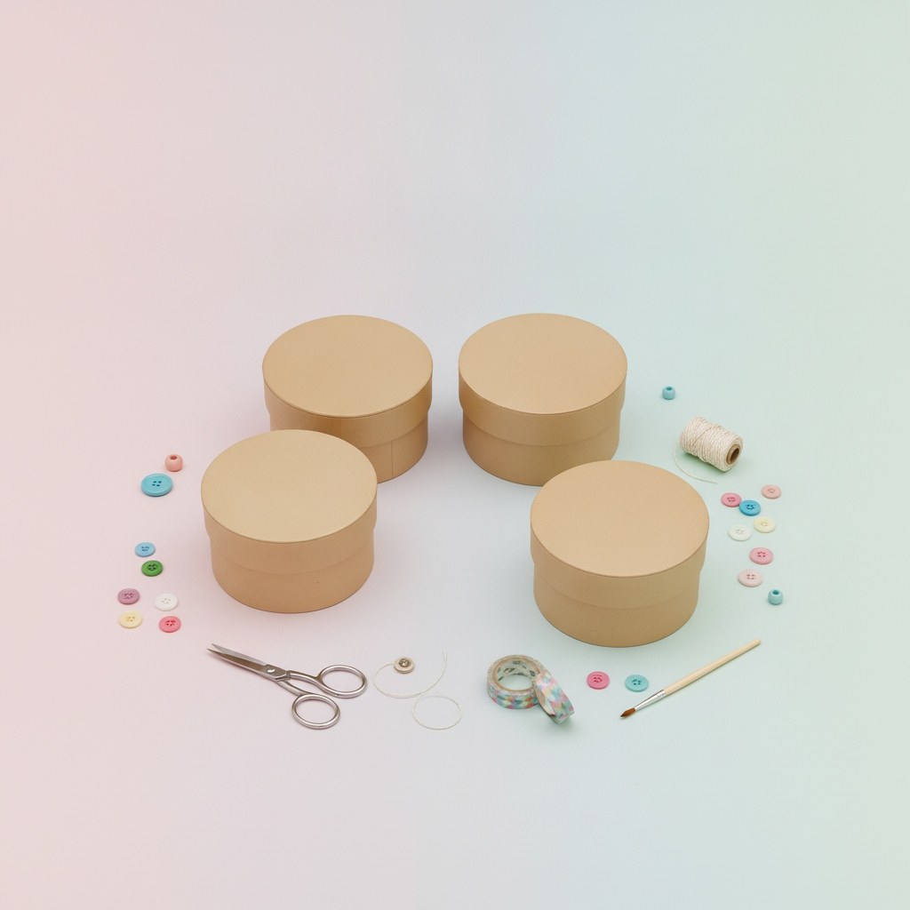 Mini-Boxen-Set aus Pappe 4-tlg - Kidis Art