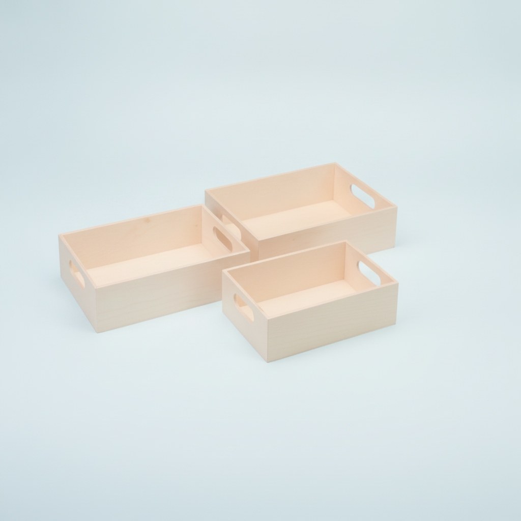 Mini-Tablettset 3-tlg22x15x6cm Pappel - Kidis Art