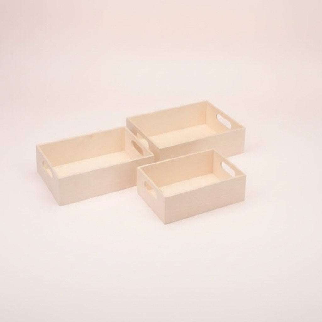 Mini-Tablettset 3-tlg22x15x6cm Pappel - Kidis Art