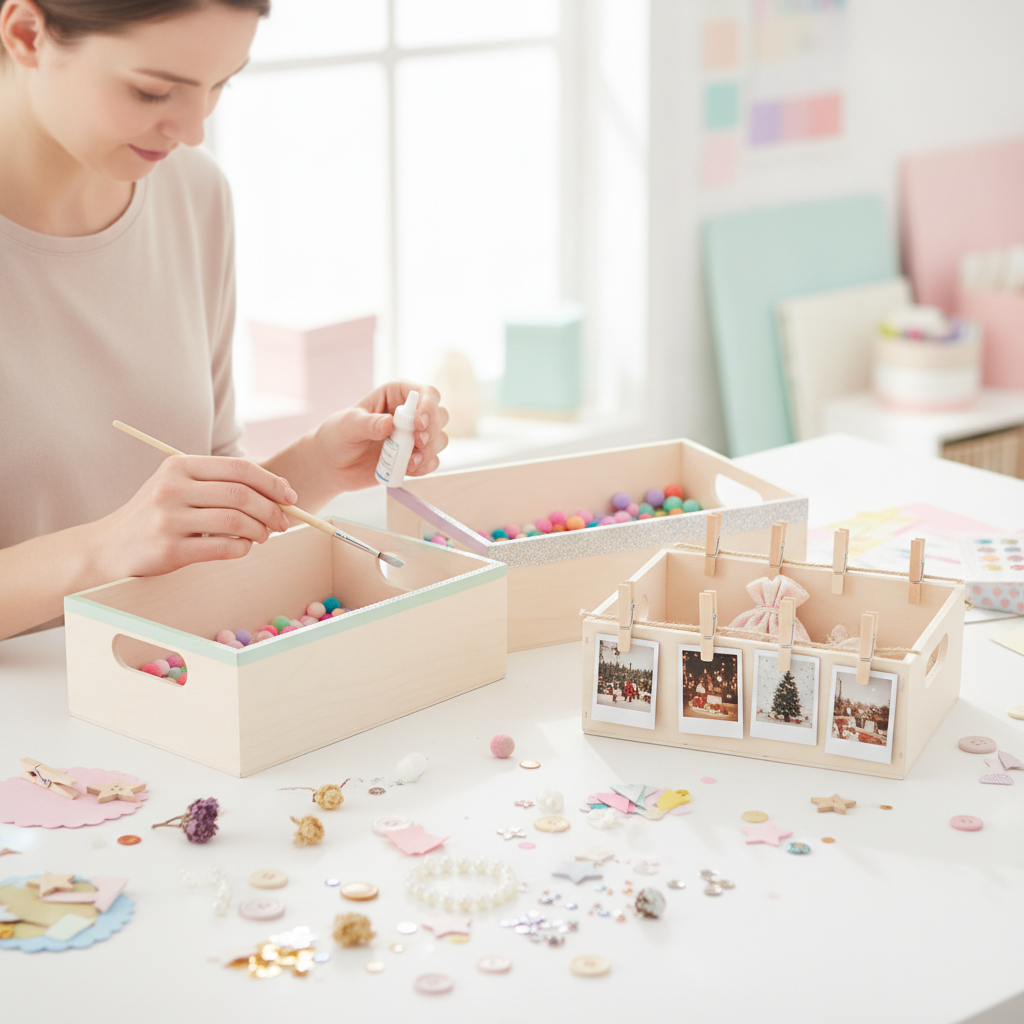 Mini-Tablettset 3-tlg22x15x6cm Pappel - Kidis Art