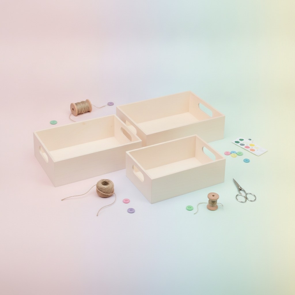 Mini-Tablettset 3-tlg22x15x6cm Pappel - Kidis Art