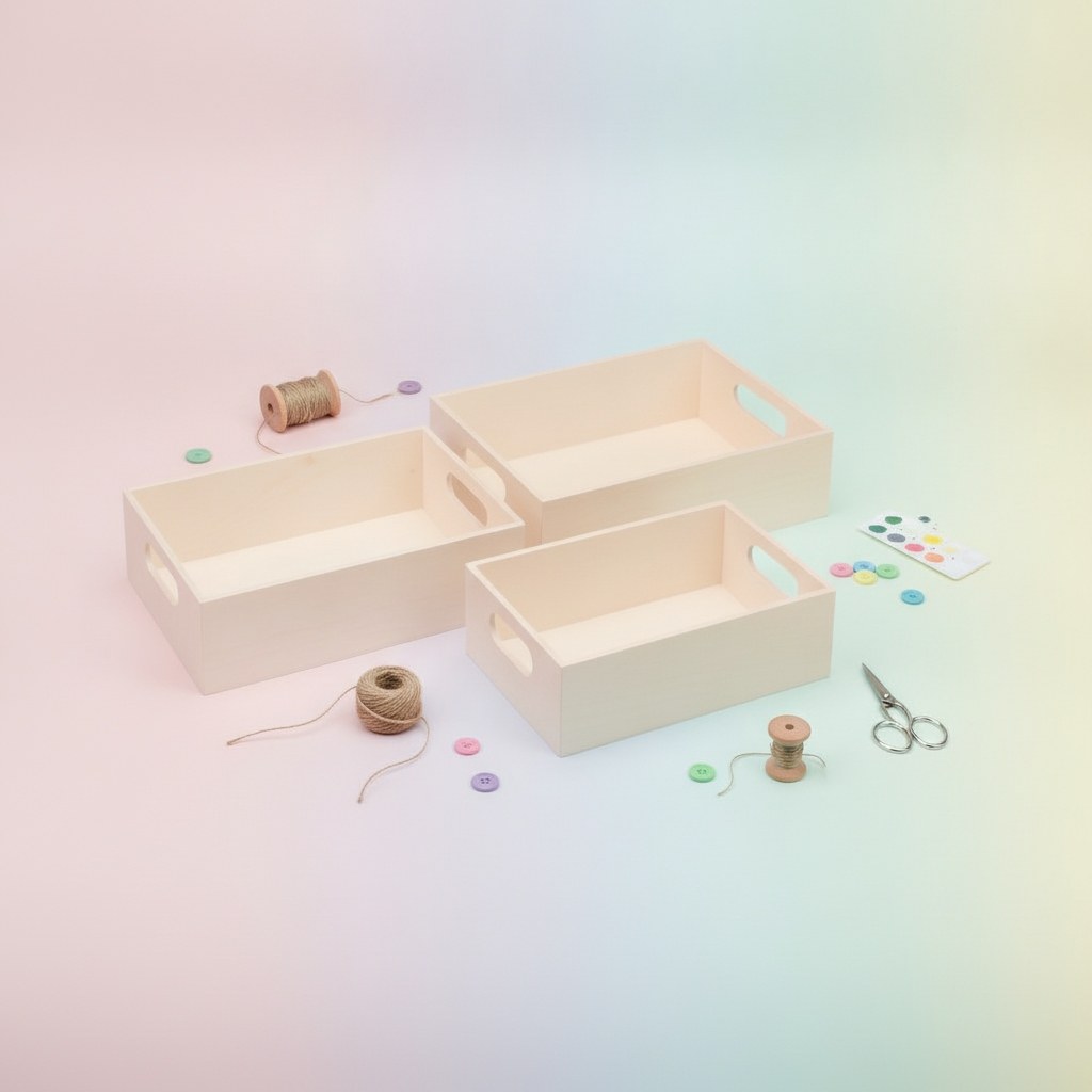 Mini-Tablettset 3-tlg22x15x6cm Pappel - Kidis Art