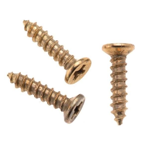Miniaturschrauben 15x3mm 50St goldfarben - Kidis Art
