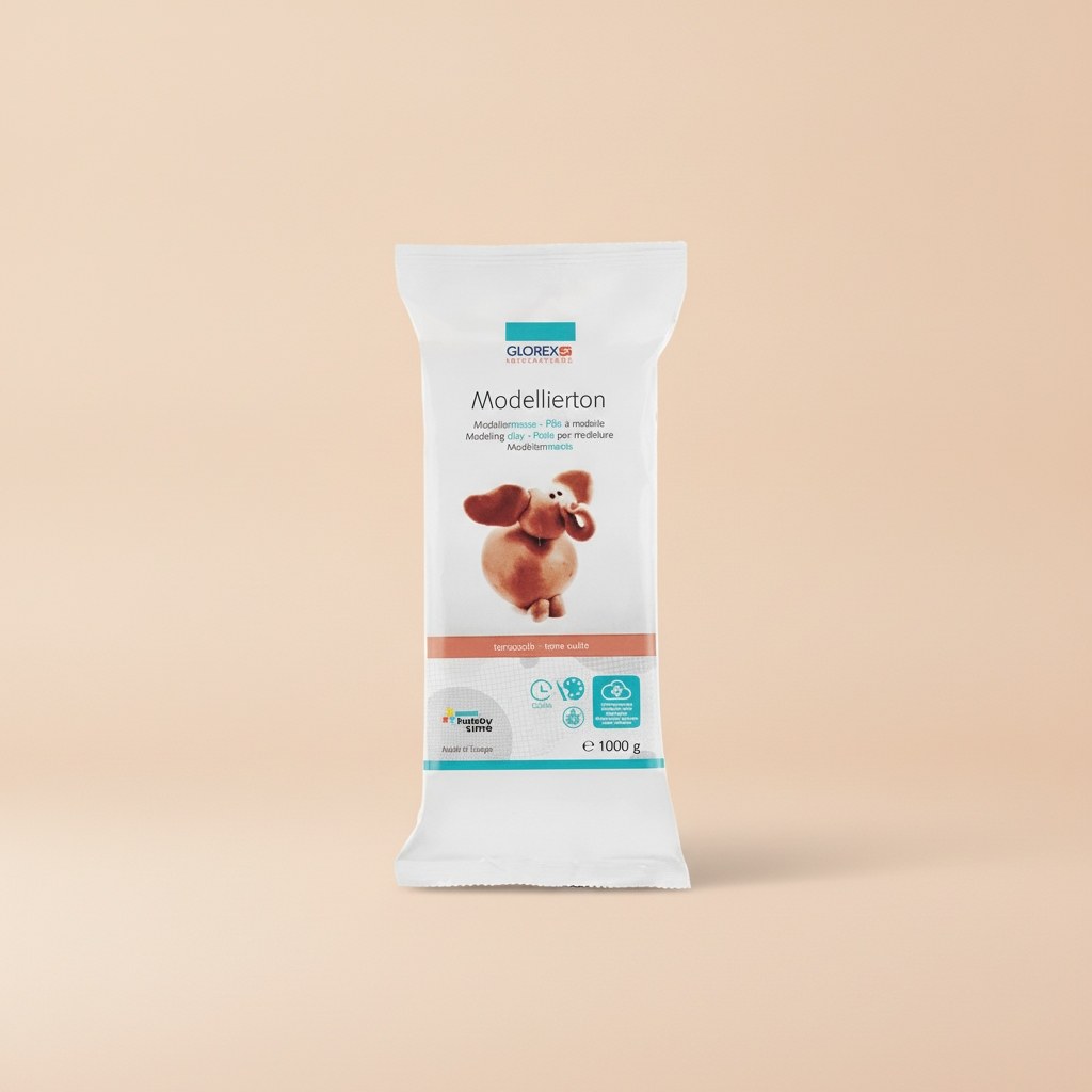 Modellierton terracotta 1000g - Kidis Art