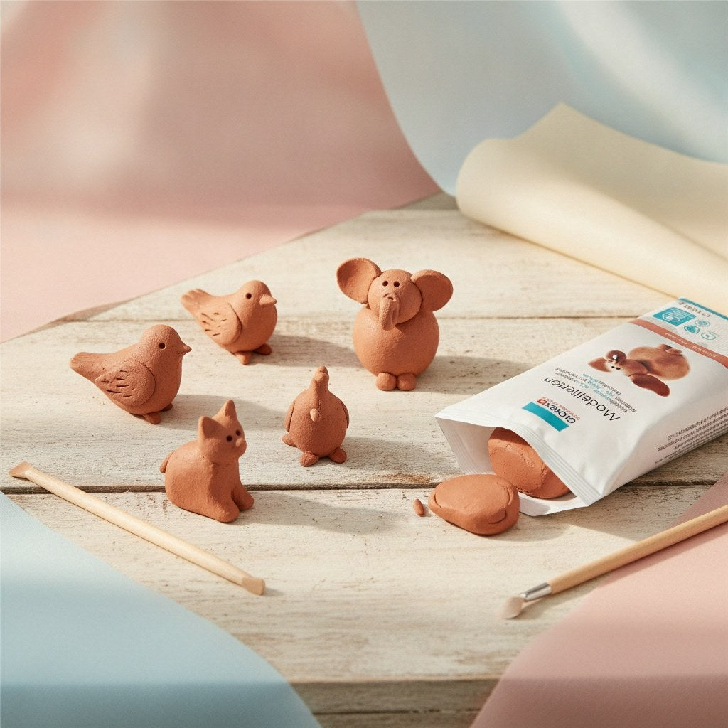 Modellierton terracotta 1000g - Kidis Art