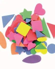 Moosgummi - Formen 120St - Kidis Art