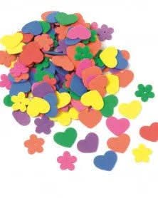 Moosgummi Set Blumen/Herzen - Kidis Art