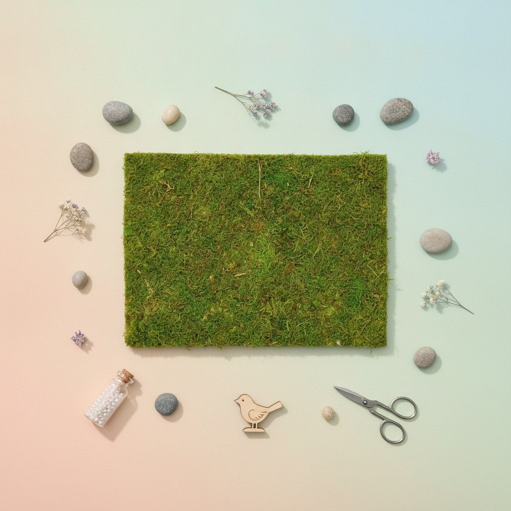 Moosplatte 30x20cm - Kidis Art