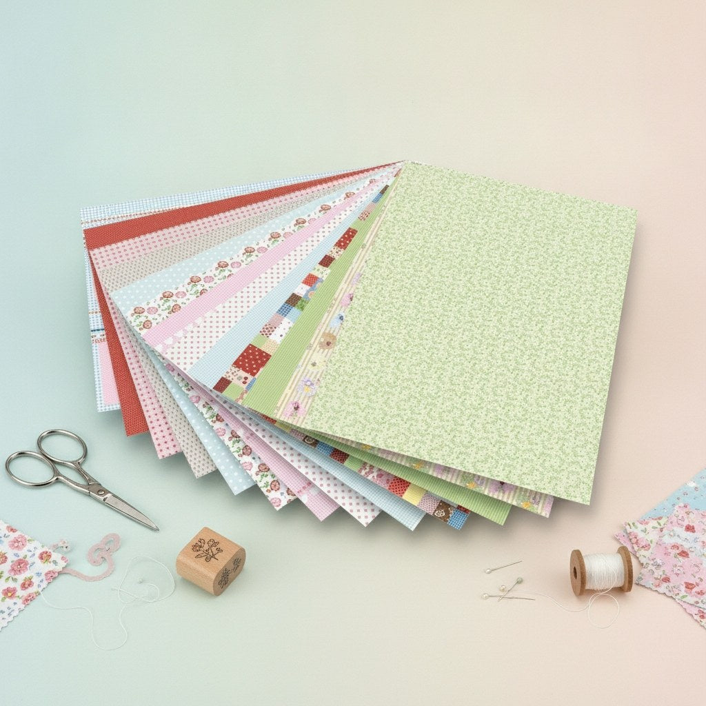 Motivblock Mittsommerland 24x34cm, 26 Blatt sortiert - Kidis Art