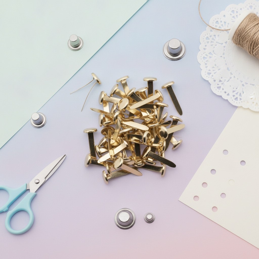 Musterbeutelklammer 19mm, 50St goldfarben - Kidis Art