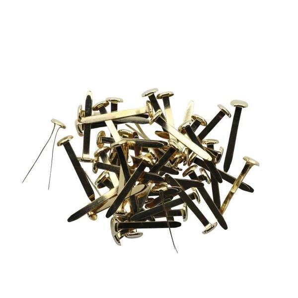 Musterbeutelklammer 30mm, 50St goldfarben - Kidis Art