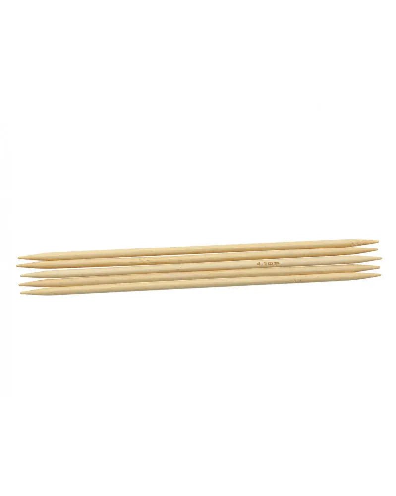 Nadelspiel, Bambus, 4,5mm, 20cm - Kidis Art