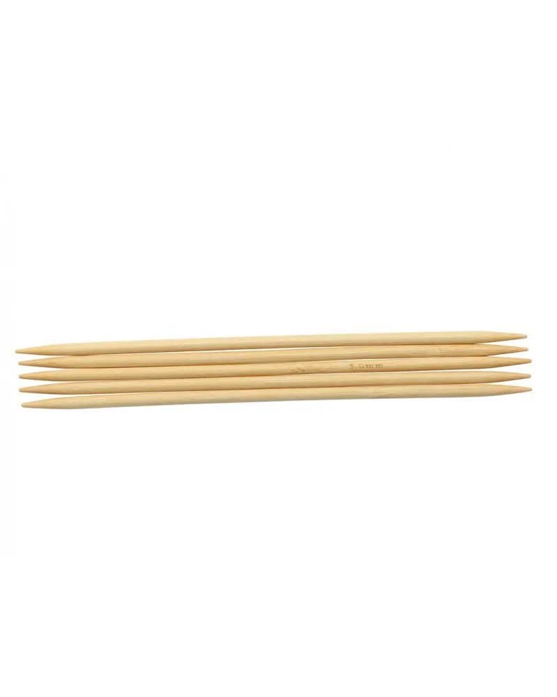 Nadelspiel, Bambus, 5,0mm, 20cm - Kidis Art