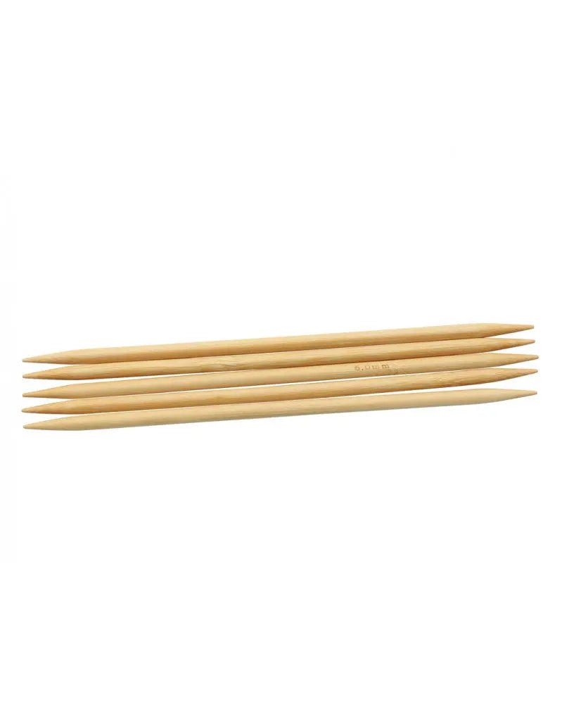 Nadelspiel, Bambus, 6,0mm, 20cm - Kidis Art