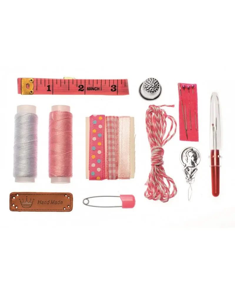 Näh-Set Lili Rose rosa, 14-tlg - Kidis Art