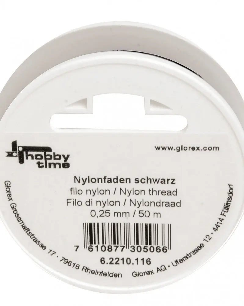 Nylonfaden schwarz 0,25mm 50m - Kidis Art