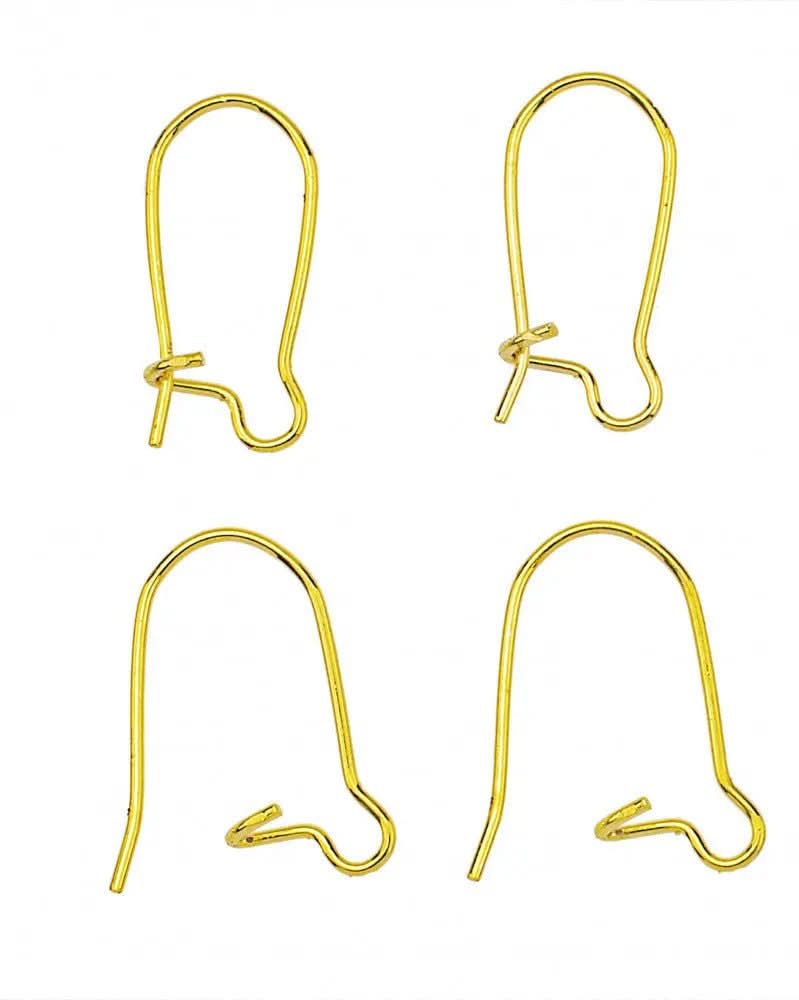 Ohrhaken einfach goldf. 10St - Kidis Art
