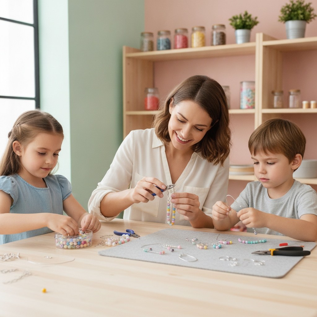 Ohrhaken einfach platin 10St - Kidis Art