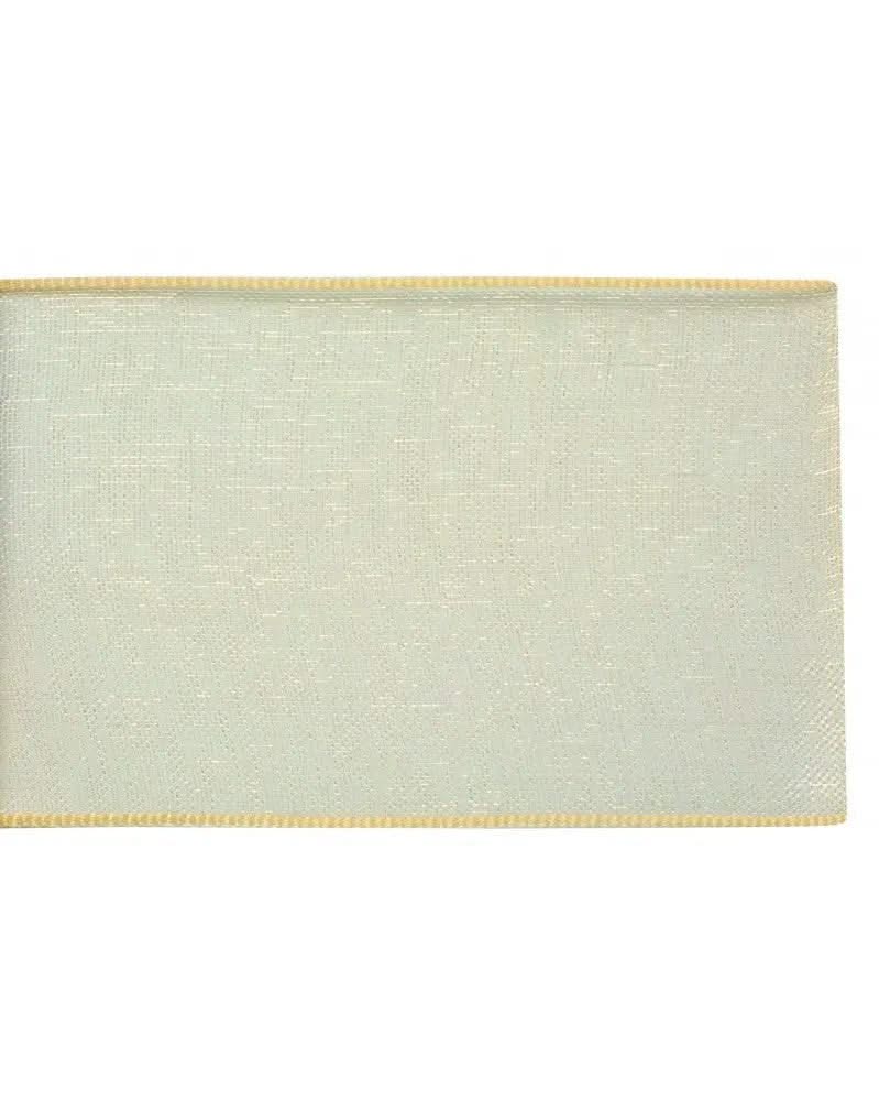 Organza Band 10mm 10m, creme - Kidis Art