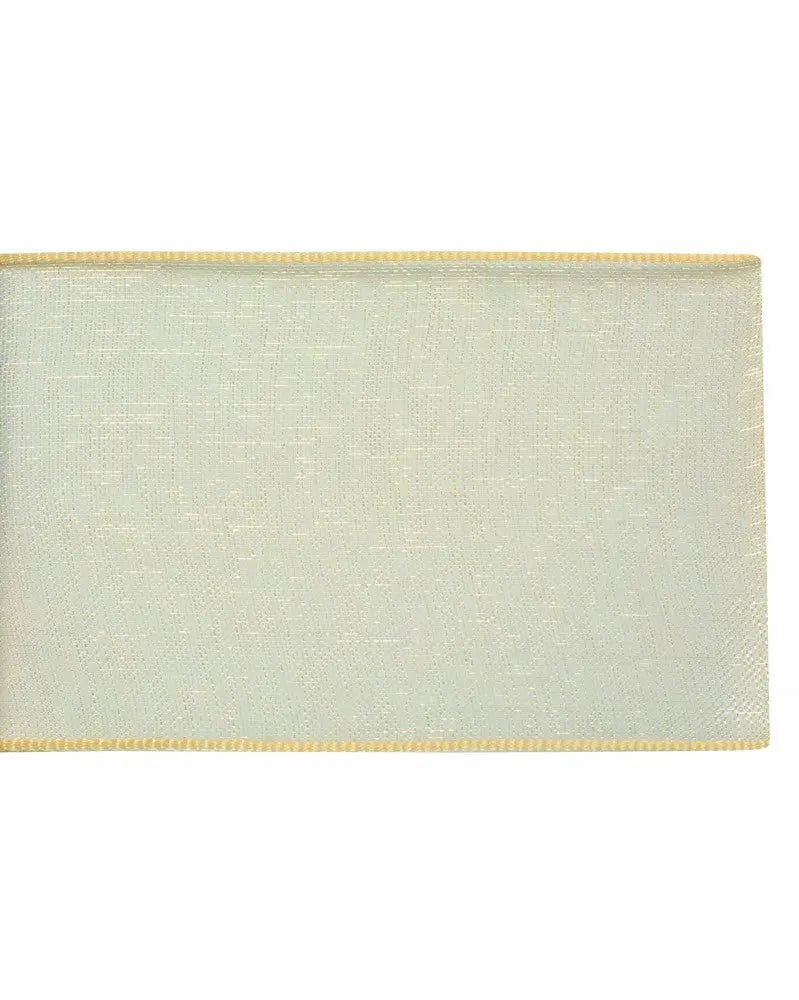 Organza Band 25mm 5m, creme - Kidis Art