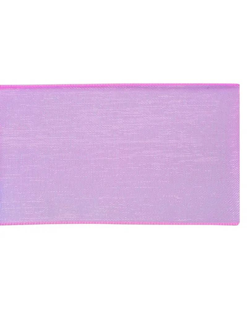 Organza Band 38mm 5m, rosa - Kidis Art