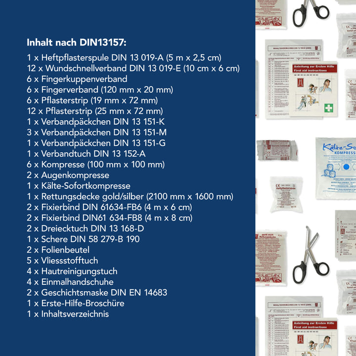 Nachfüllset DIN 13157 für Verbandkasten und -koffer
