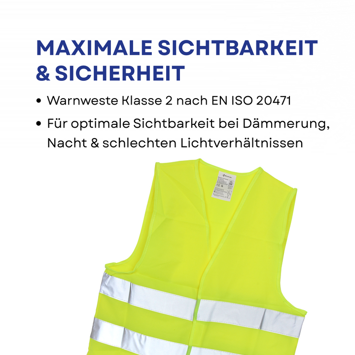 Sicherheitsweste EN ISO 20471 Gelb
