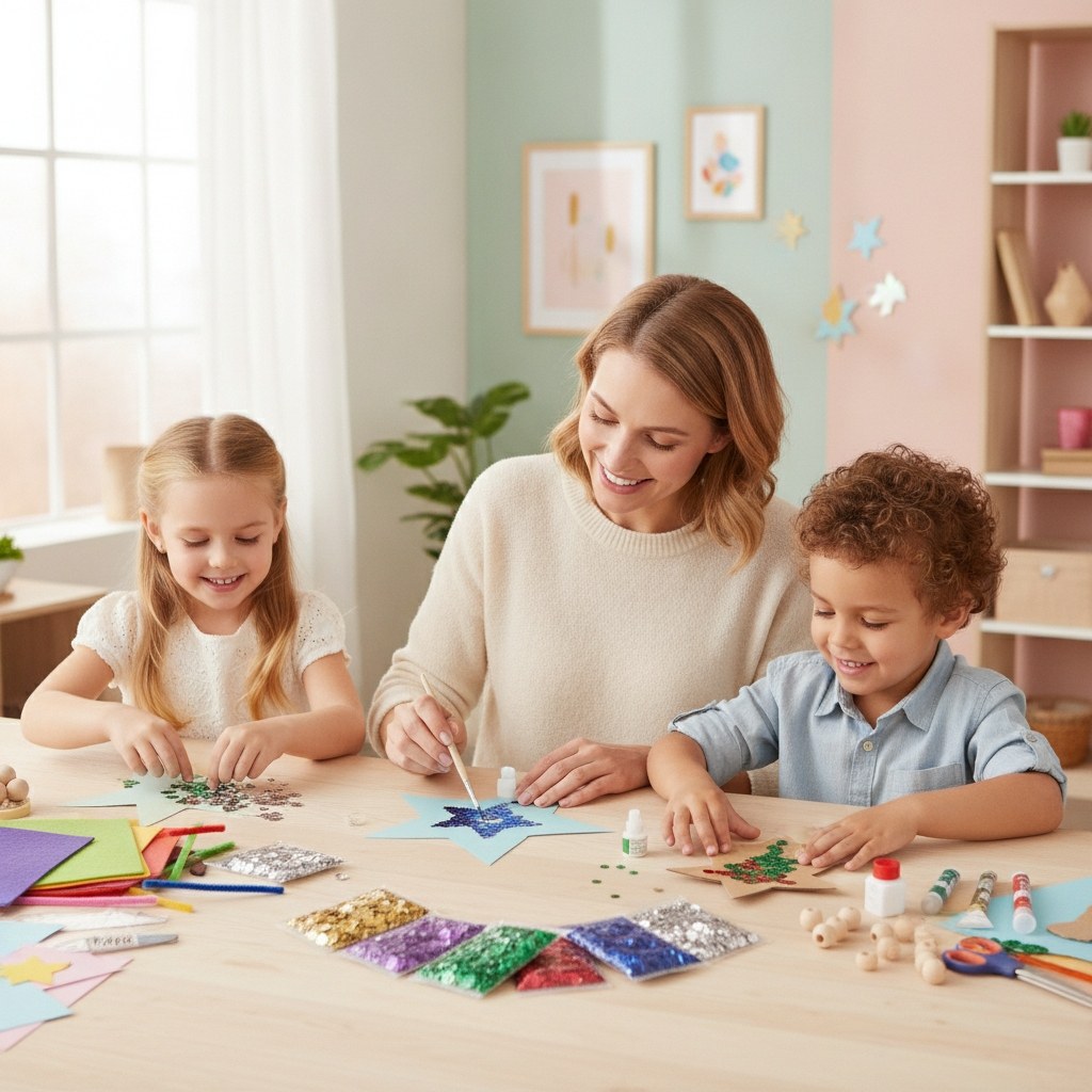 Pailletten, 6mm, 6Fb., 30g - Kidis Art