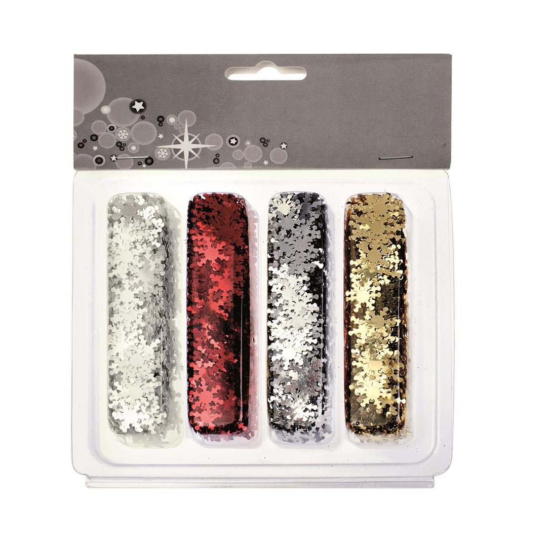 Pailletten Schneeflocken - Kidis Art