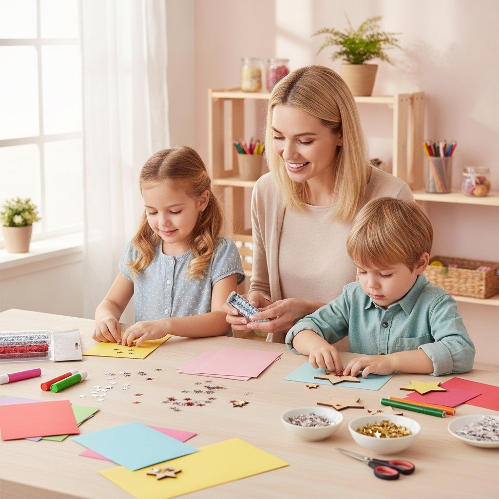 Pailletten Sterne, sortiert 2 - Kidis Art