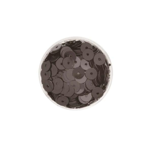 Paillettenscheiben schwarz 6mm 7gr - Kidis Art