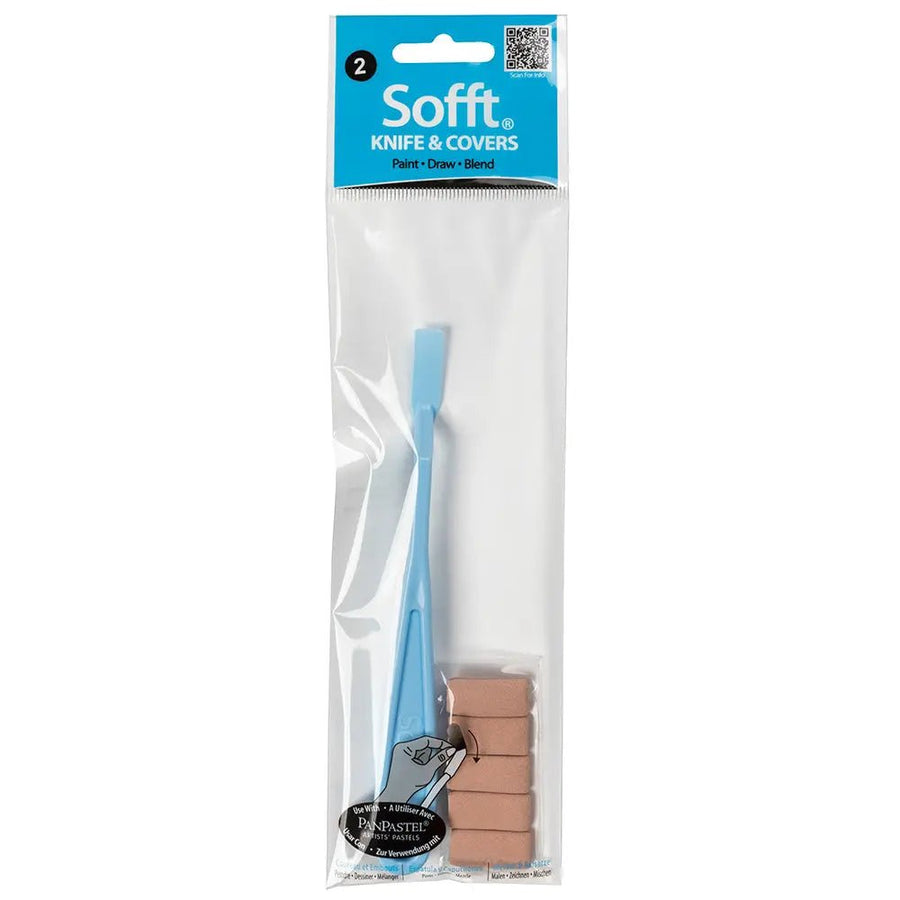 PanPastel - Sofft 5 - No. 2 Flat Covers & Knife - Kidis Art