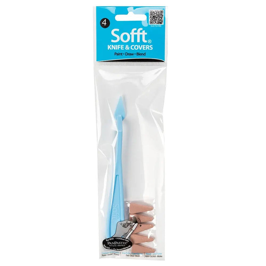 PanPastel - Sofft 5 No. 4 Point Covers & Knife - Kidis Art