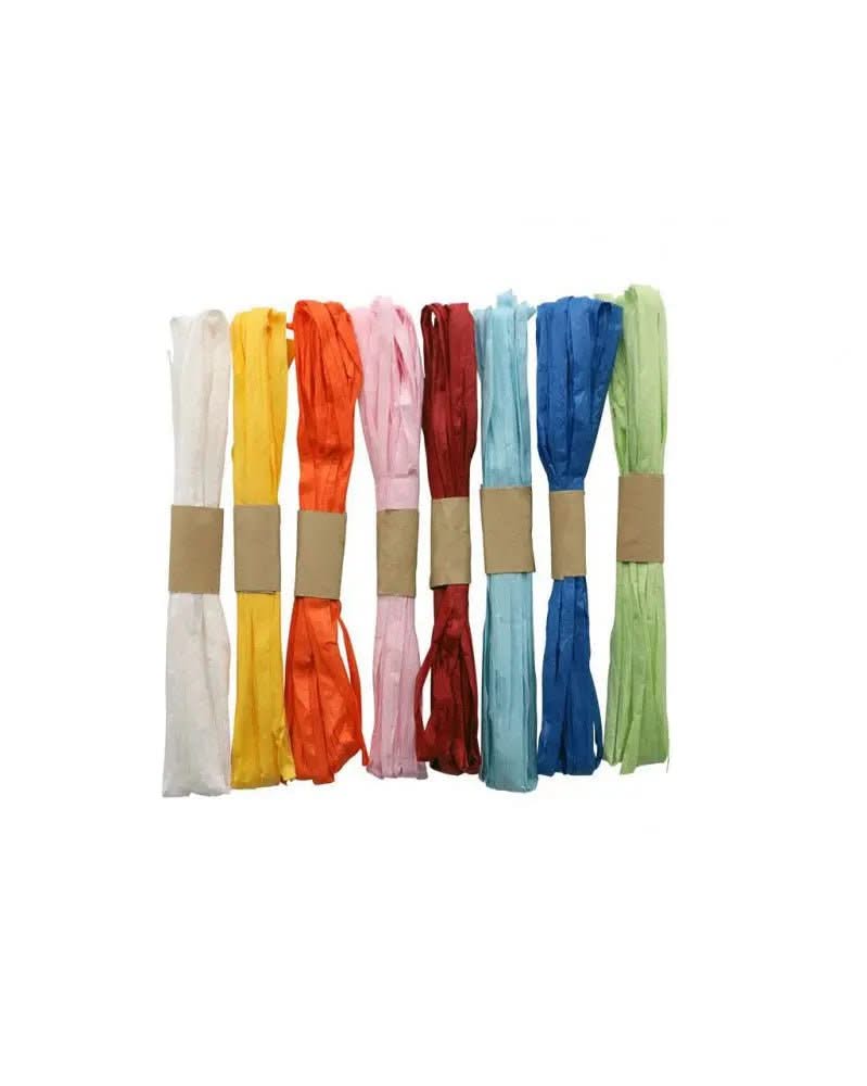 Papier-Schnur 5m, 8 Farben - Kidis Art