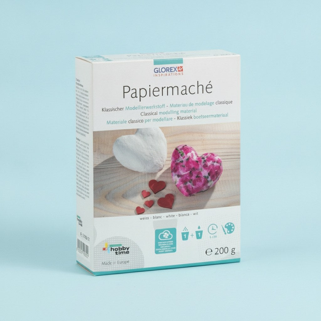 Papiermaché pulverförmig 200g in Verkaufsbox - Kidis Art