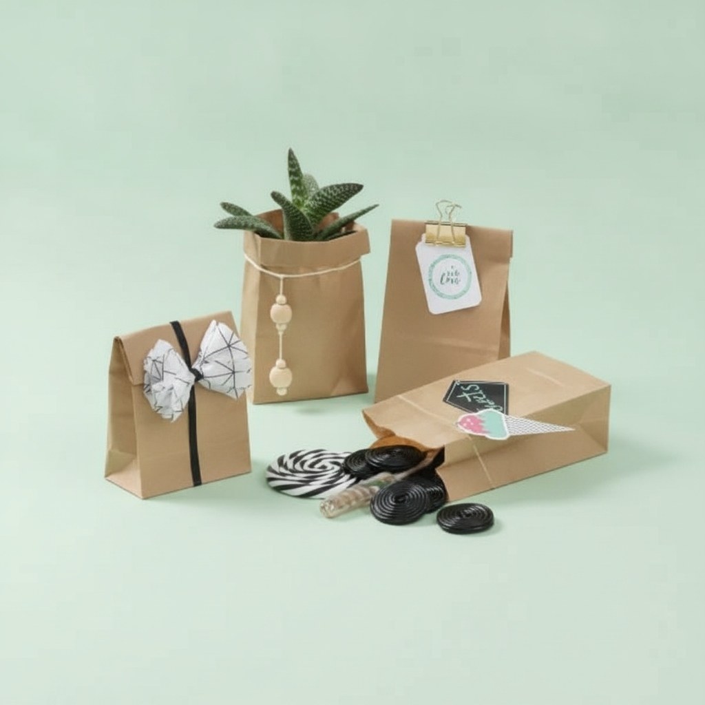Papiertüten natur, 15 ST - Kidis Art