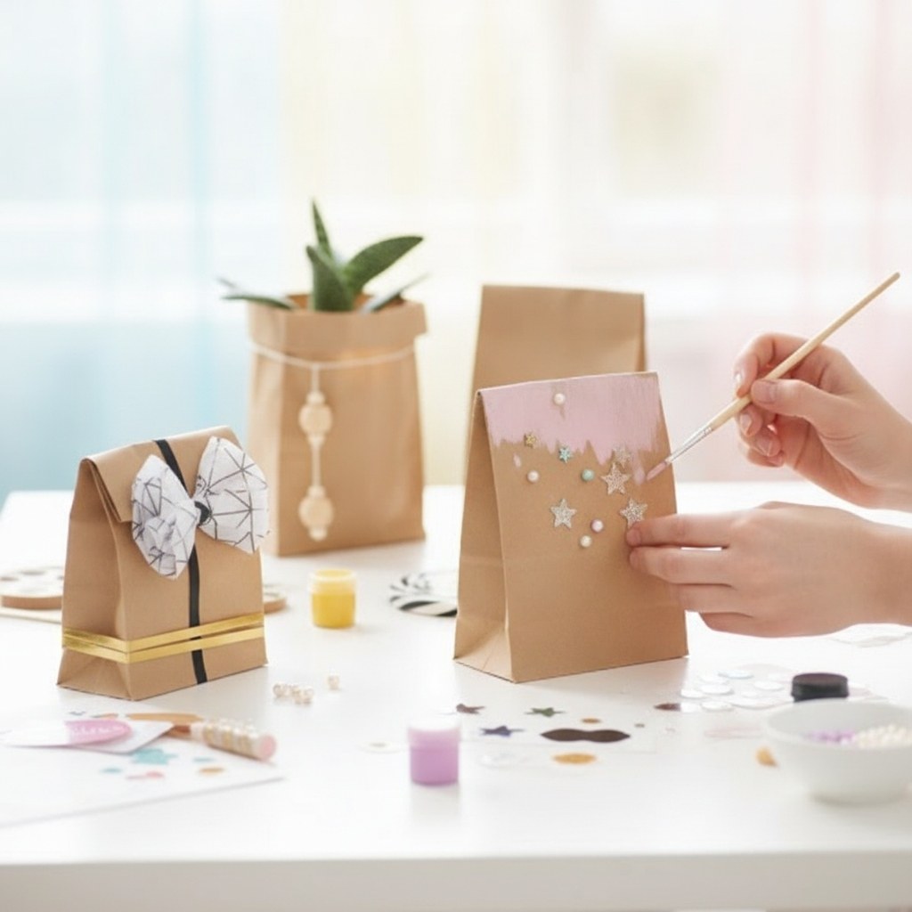 Papiertüten natur, 15 ST - Kidis Art