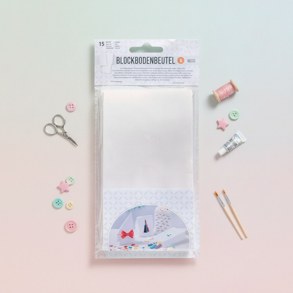 Papiertüten weiss, 15 ST - Kidis Art