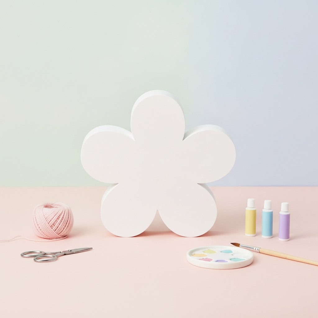Papp-Blume 15x15x3cm FSC Mix - Kidis Art